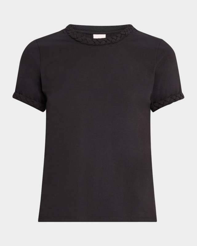Short-Sleeve Braided Tee